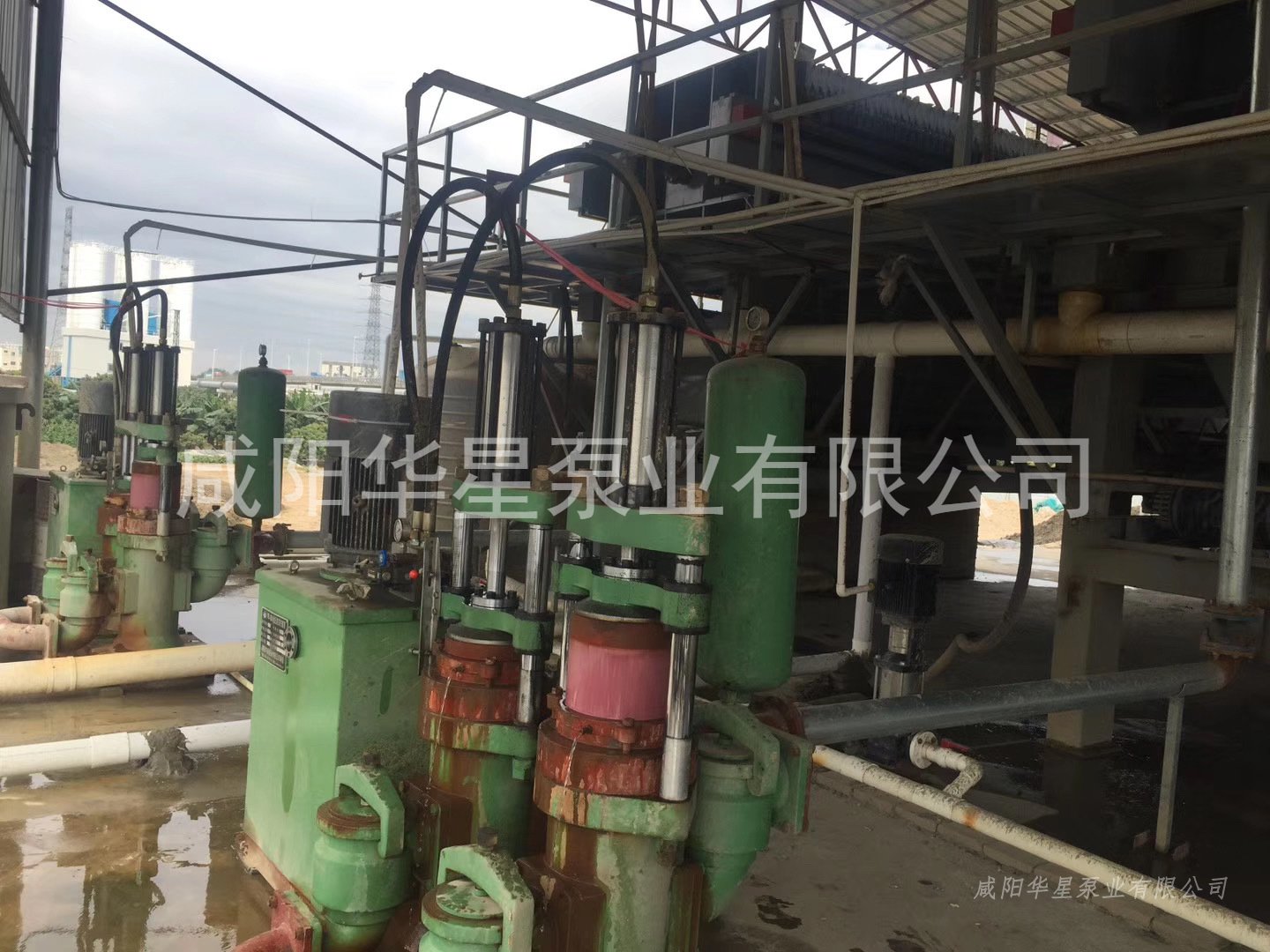 陶瓷柱塞泵使用现场河道调蓄池河道清淤现场 陶瓷柱塞泵使用现场河道调蓄池河道清淤现场